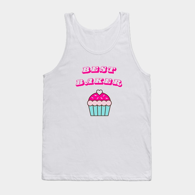 Best Baker Tank Top by MandalaHaze